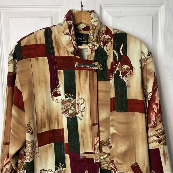 Patterned Wool Blend Jacket - Picture 5 of 16